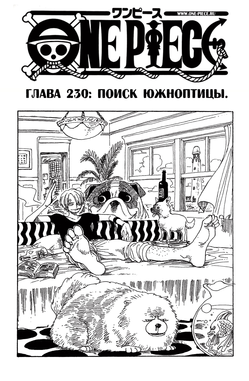 Ван-Пис — Глава 230: Поиск южноптицы, страница 2