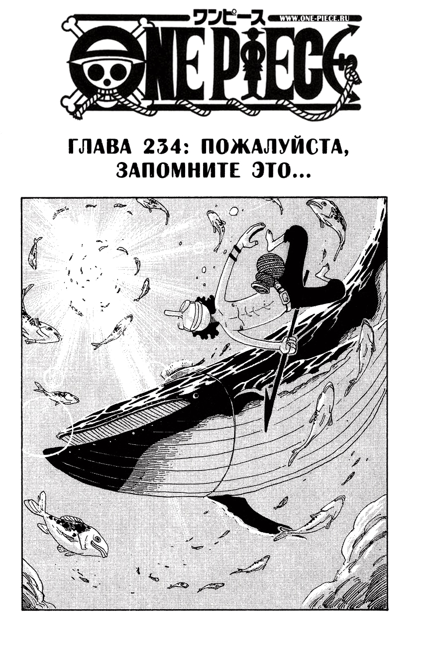 Ван-Пис — Глава 234: Пожалуйста, запомните нас..., страница 2
