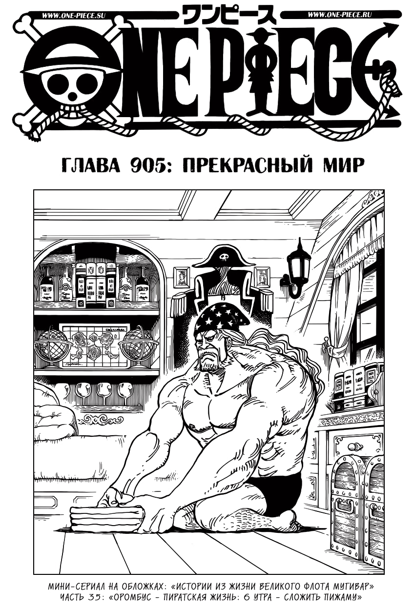 Ван-Пис — Глава 905: Прекрасный мир, страница 2