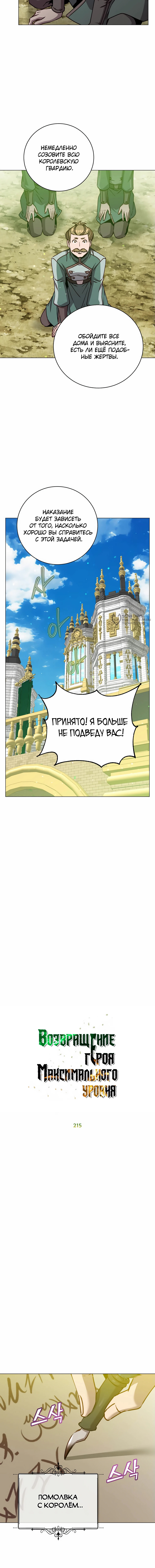 Возвращение героя максимального уровня — Глава 215, страница 3
